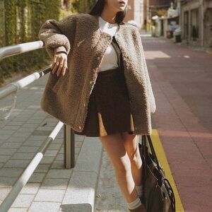 Cozy Brown Teddy Coat